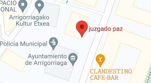 localiza el Registro Civil-Juzgado de paz de Arrigorriaga