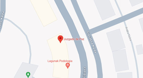 localiza el Registro Civil-Juzgado de paz de Abanto y Ciérvana Bilbao