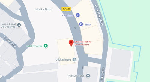 localiza el Registro Civil-Juzgado de paz de Ondarroa Bilbao